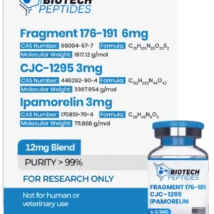 Fragment 176-191 & CJC-1295 & Ipamorelin Blend (12mg)